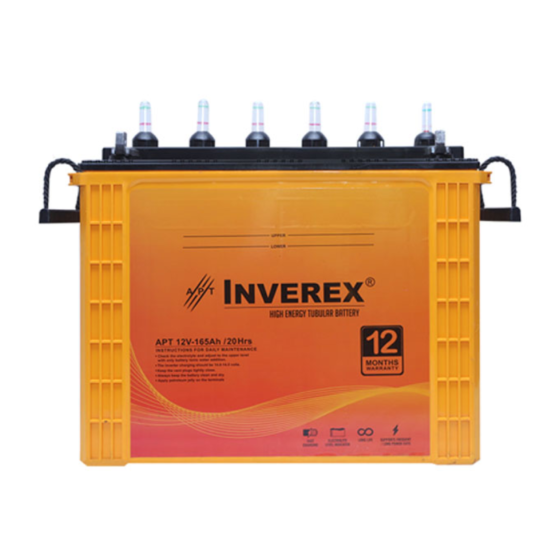 Inverex Tall Tubular 12V-230Ah Battery