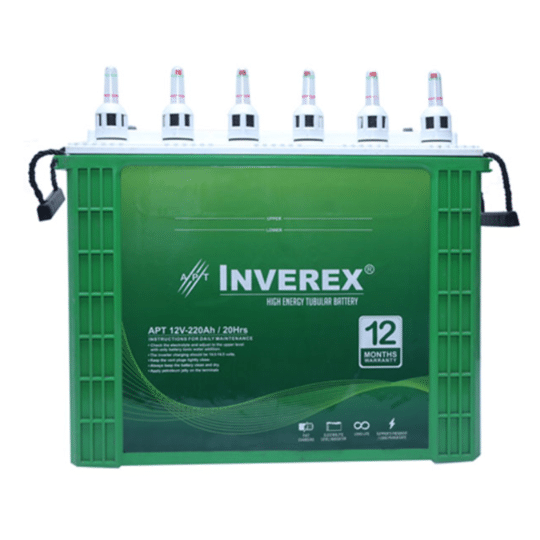 Inverex Tall Tubular 12V-220Ah Battery