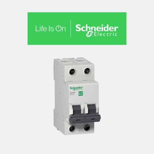 Easy9 miniature circuit breaker- 2P - 20 A - C curve - 6000 A - 230 V